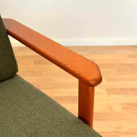 Sofa in solid teak, 1950s-60s, Sweden