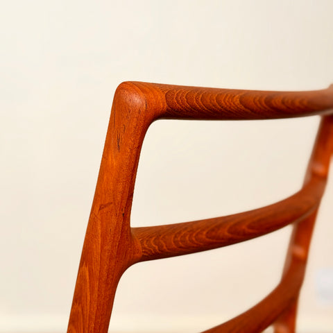 Dining chairs in teak by Niels O. Moller