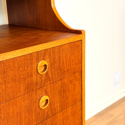 Bookshelf in teak, Sweden