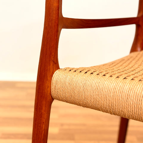 Dining chairs in teak by Niels O. Moller