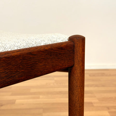 Set of 4 dining chairs in oak, by FDB Møbler, 1950s-60s, Denmark