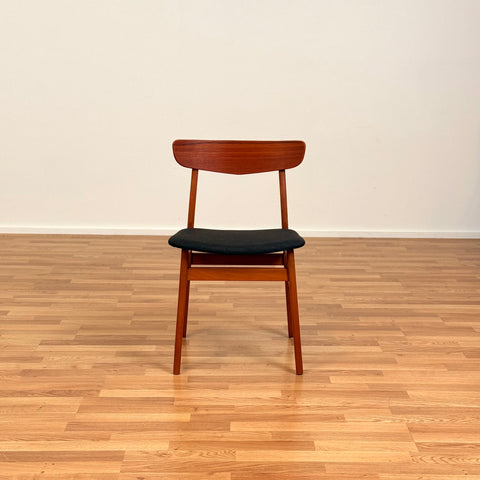 Set of 4 dining chairs in teak & beech by Findahl, 1950s-60s, Denmark