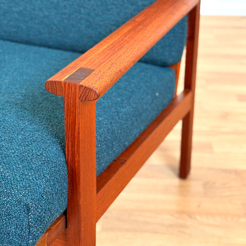 Armchairs in solid teak by Illum Wikkelsö, 1950s-60s, Denmark