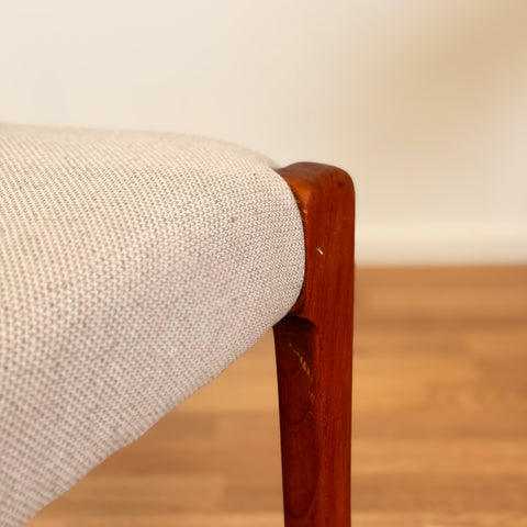 Set of 6 dining chairs Niels O. Moller, model '71', in teak, 1950s-60s, Denmark