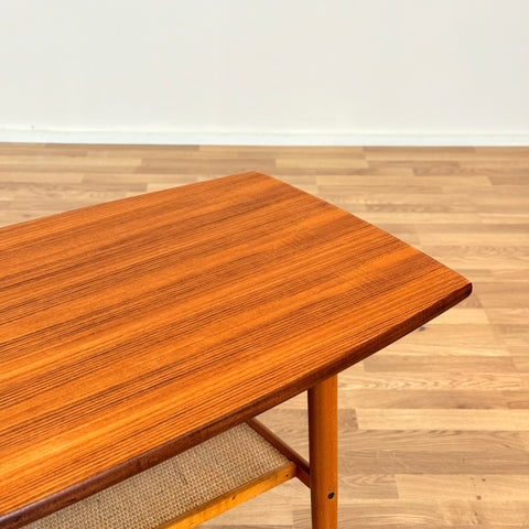 Coffee table in teak & beech by Alberts Tibro