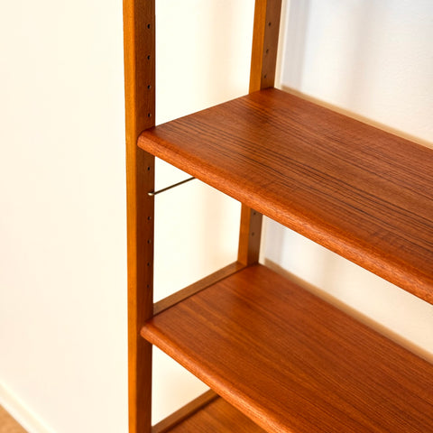 Bookshelf in teak & beech by Bertil Fridhagen