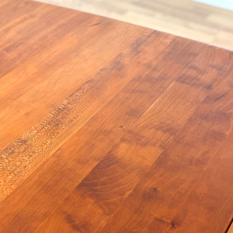 Dining table in cherry by Skovby Møbelfabrik, Model 75, ca. 1980s, Denmark - Beyo Vintage