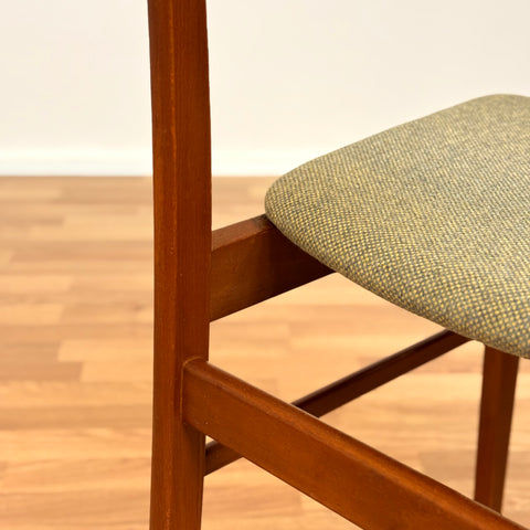 Set of 4 dining chairs in teak and beech by SAX, 1950s-60s, Denmark