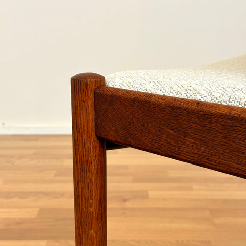 Set of 4 dining chairs in oak, by FDB Møbler, 1950s-60s, Denmark