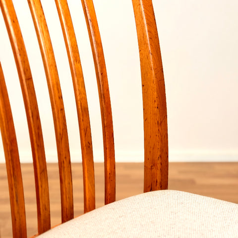 Dining chairs in walnut by Svante Skogh