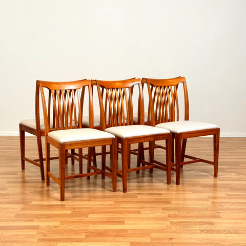 Dining chairs in walnut by Svante Skogh