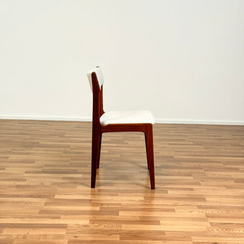 Set of 4 dining chairs in teak by Erik Buch, 1950s-60s, Denmark