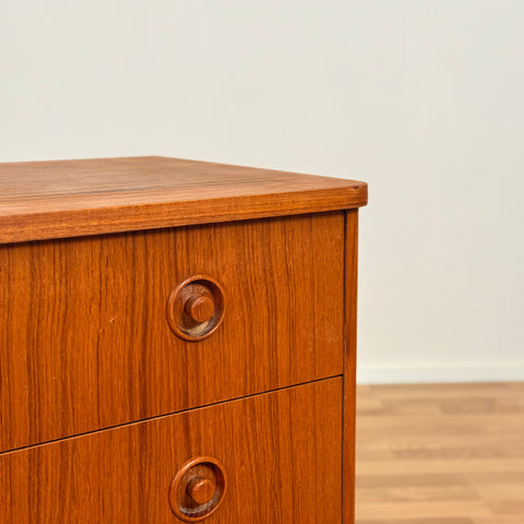 Chest of drawers in teak, 1950s-60s, Sweden