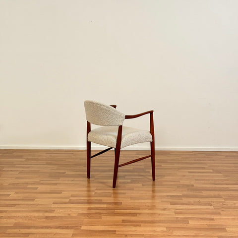 Armchair in solid teak 'model 223' by Kurt Olsen for Slagelse Möbelverk, 1960s-70s Denmark