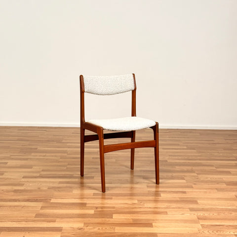 Set of 4 dining chairs in teak by Erik Buch, 1950s-60s, Denmark