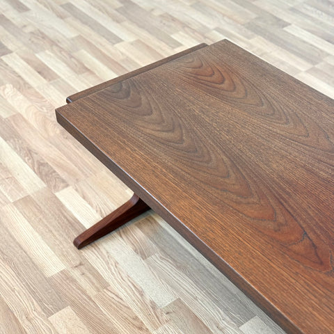 PRICE Coffee table with double top surface in teak, 1950s-60s, Denmark - Beyo Vintage