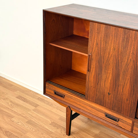 Highboard in Santos rosewood by Vemb møbelfabrik, 1950s-60s, Denmark - Beyo Vintage