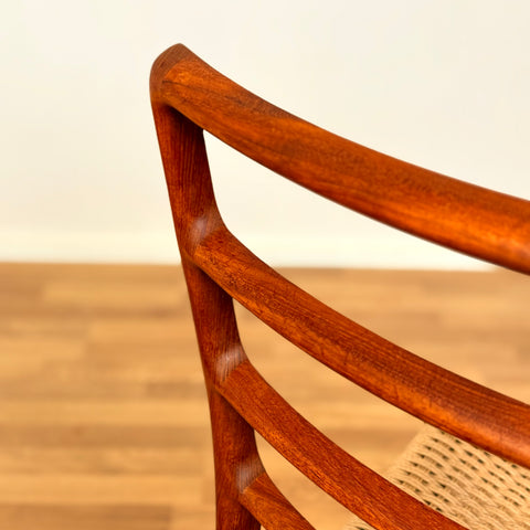 Dining chairs in teak by Niels O. Moller