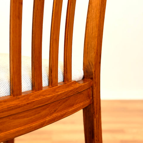 Dining chairs in walnut by Svante Skogh