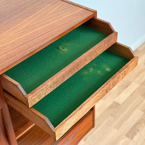 Highboard in teak, 1950s-60s, Denmark - Beyo Vintage