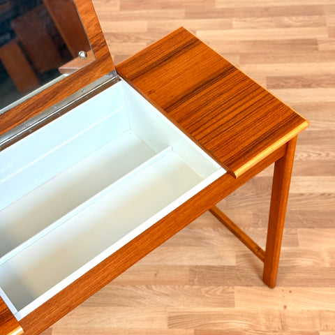 Dressing table / Writing desk in teak, 1950-60s, Sweden