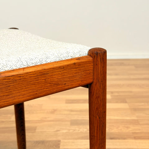 Set of 4 dining chairs in oak, by FDB Møbler, 1950s-60s, Denmark