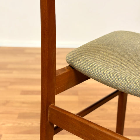 Set of 4 dining chairs in teak and beech by SAX, 1950s-60s, Denmark