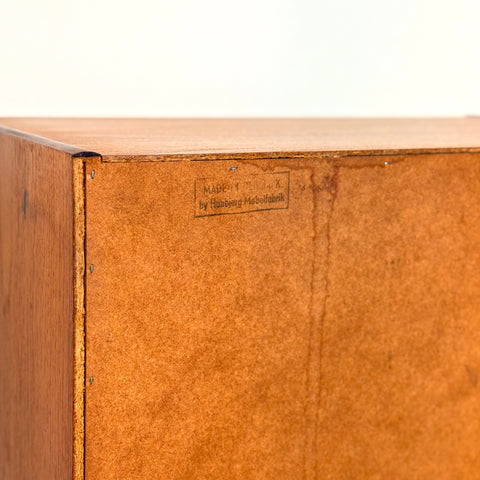 Chest of 6 drawers in teak by Hanbjerg møbelfabrik, 1950s-60s, Denmark - Beyo Vintage