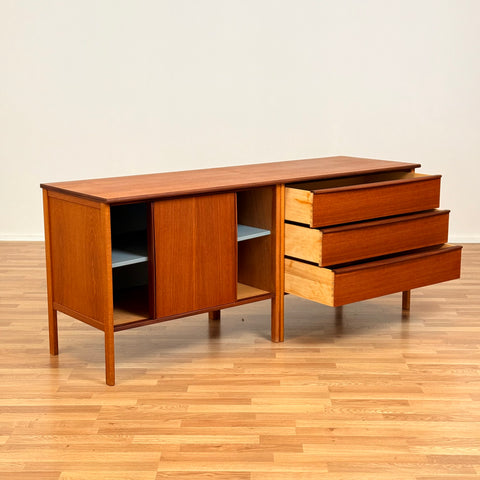 Sideboard in teak & beech by B. Fridhagen