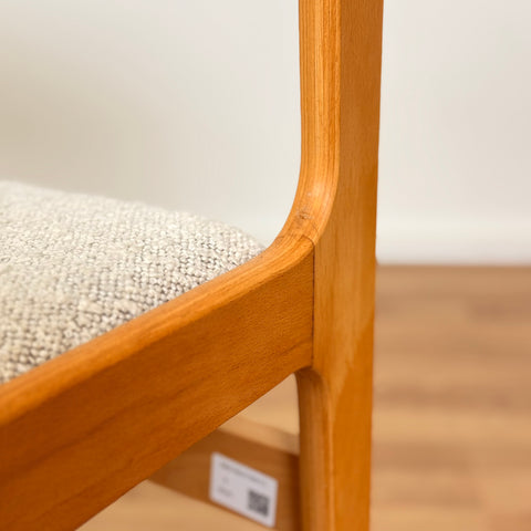 Set of 4 dining chairs in beech, 1980s, Denmark - Beyo Vintage