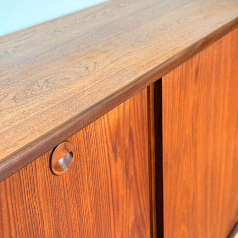 Highboard in teak, 1960s-70s, Denmark - Beyo Vintage