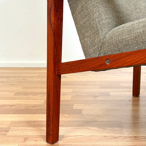 Armchair in solid teak, 1950s-60s Denmark