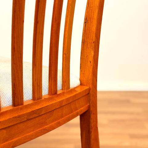 Dining chairs in walnut by Svante Skogh