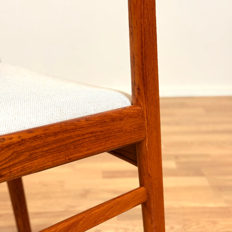 Set of 2 dining chairs in teak by Erik Kirkegaard, 1950s-60s, Denmark