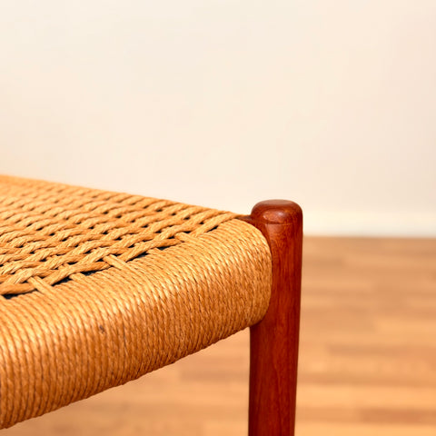 Dining chairs in teak by Niels O. Moller