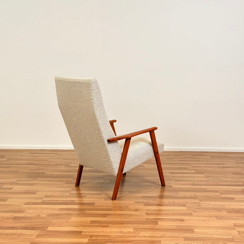 Armchair in solid beech, 1950s-60s Sweden