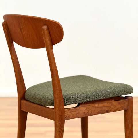Set of 4 dining chairs in teak by Skive Møbelfabrik, 1950s-60s, Denmark - Beyo Vintage