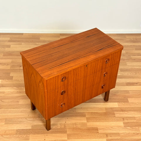 Chest of drawers in teak, 1950s-60s, Sweden