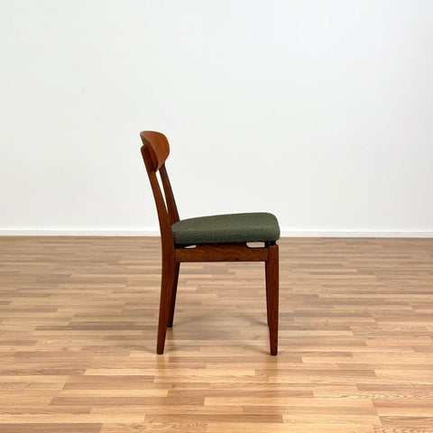 Set of 4 dining chairs in teak by Skive Møbelfabrik, 1950s-60s, Denmark - Beyo Vintage