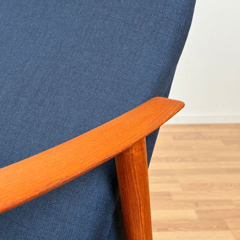 Armchair in solid teak by Stokke Møbelfabrikk, 1950s-60s, Norway - Beyo Vintage