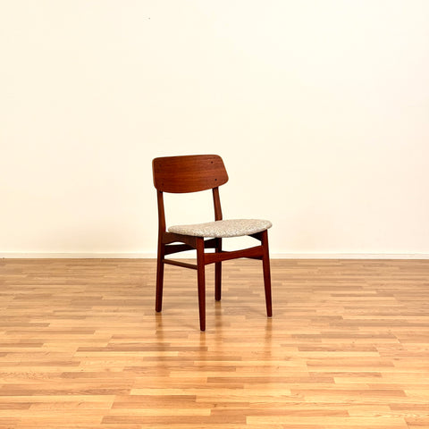 Set om 6 matstolar i teak av Farstrup, 1950-60-tal, Danmark