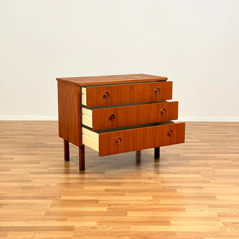 Chest of drawers in teak, 1950s-60s, Sweden