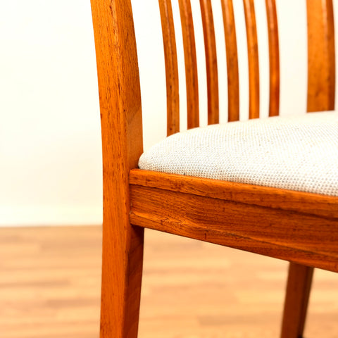 Dining chairs in walnut by Svante Skogh