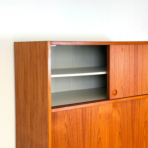 Large wardrobe in teak, 1960s-70s, Denmark - Beyo Vintage
