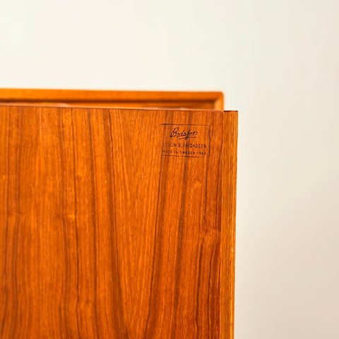 Highboard "Reno" in teak & oak by B.Fridhagen