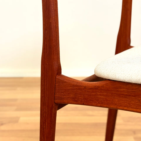 Set of 6 dining chairs by B. Rasmussen for Thorso Mobelfabrik, 1950s-60s, Denmark