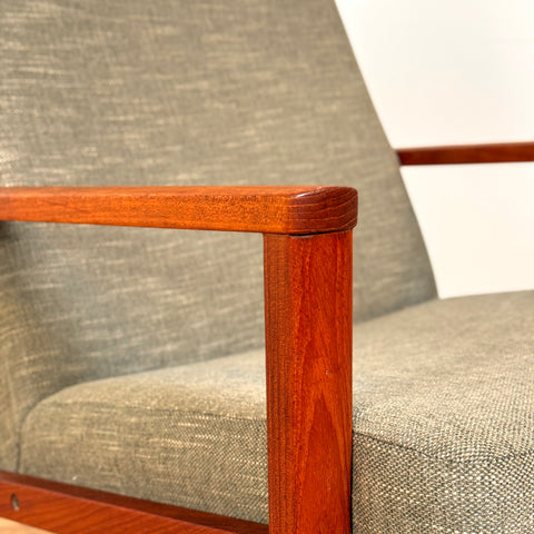 Armchair in solid teak, 1950s-60s Denmark