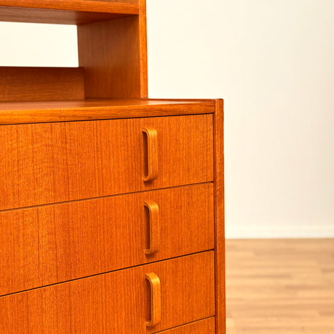 Bookshelf in teak by B. Fridhagen for Bodafors