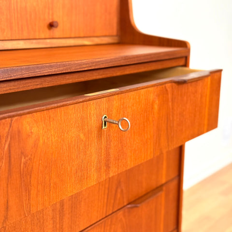 Secretary cabinet in teak, Denmark