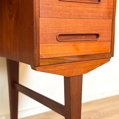Writing desk in teak, 1950s-60s, Denmark - Beyo Vintage